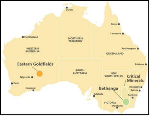 Figure 4: Nexus Project Locations, Australia